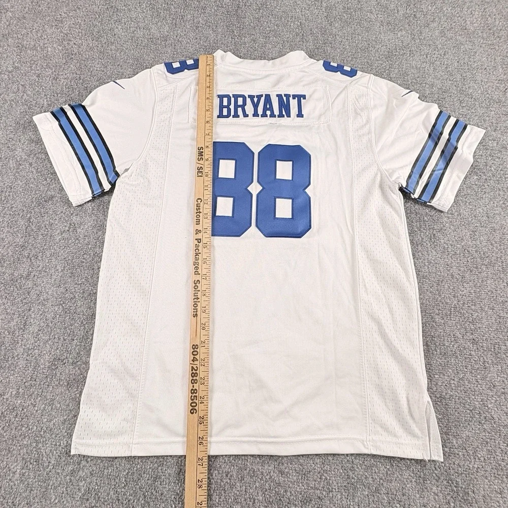 Nike Dallas Cowboys Bryant 88 Jersey Youth L 14/16‎ White NFL Football On Field